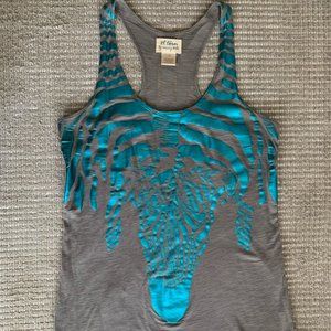 Torn by Ronny Kobo Metallic Zebra Tank